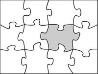 White Jigsaw